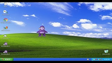 Running BonziBuddy in Windows XP in 2021