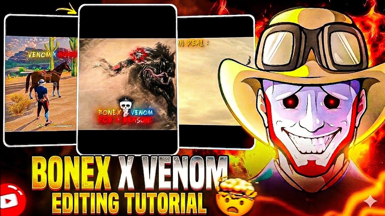 Virel Bonex x Venom Editing Tutorial 🤯 Ff Horse Short Tutorial ...