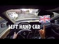 DRIVING A LEFT HAND CAR IN THE UK 🇬🇧
