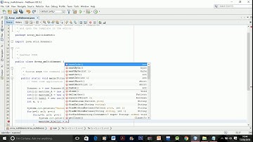 BAN VII (Array) : Array multidimensi pada pemrograman Java