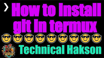 How to install git in termux ?????