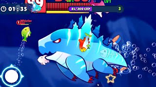 Merge Fish Eate.io - Blue Shark & BOSS Godzillo. Fish.io screenshot 2