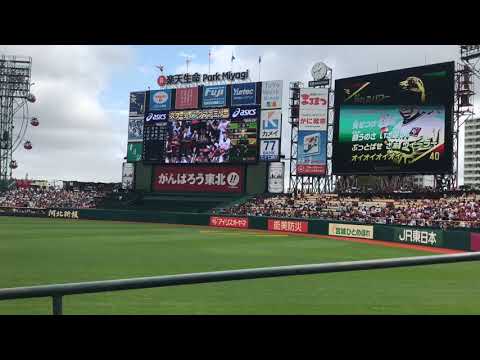 楽天生命パーク宮城　楽天の選手紹介 18/09/24