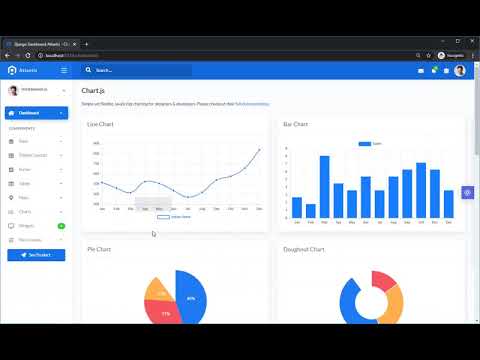 Django Dashboard Atlantis - Admin Panel coded in Django | AppSeed