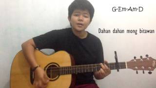 Jireh Lim - Dahan (Guitar Chords + Lyrics) chords