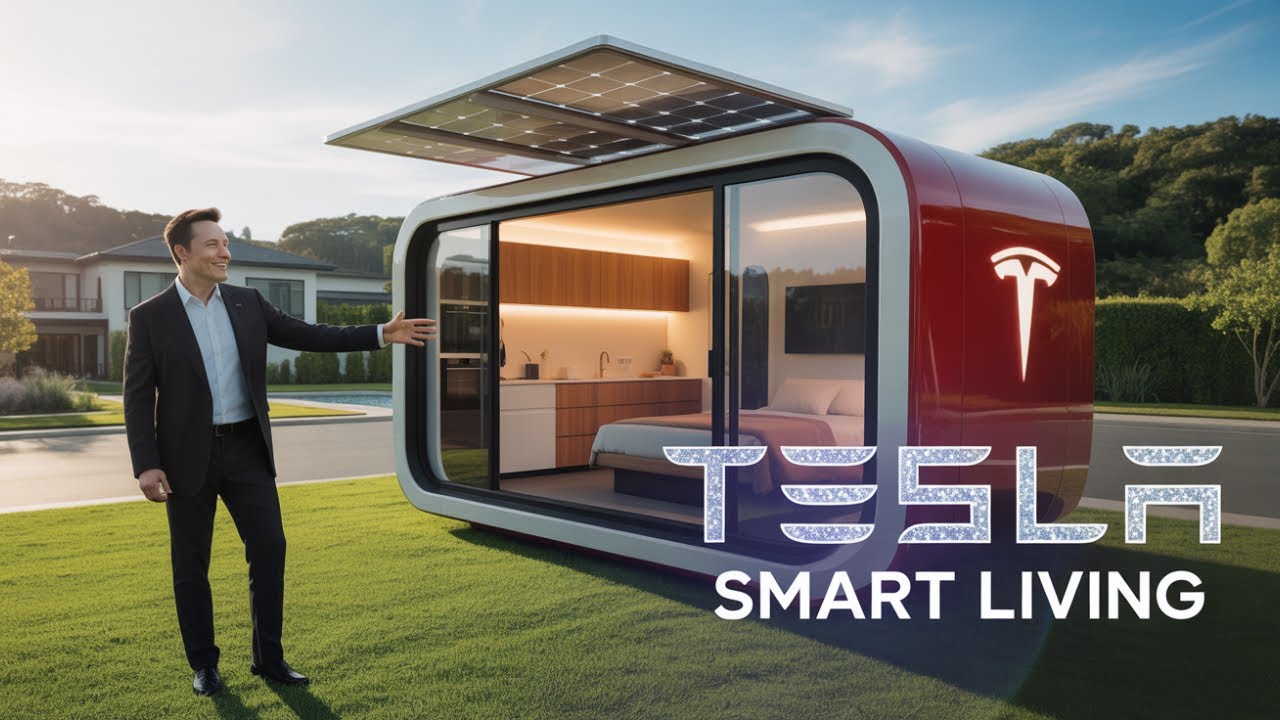 $7,579 Tesla Tiny House STUNNING Reveal: What's Inside Elon Musk's Revolutionary Home? - YouTube