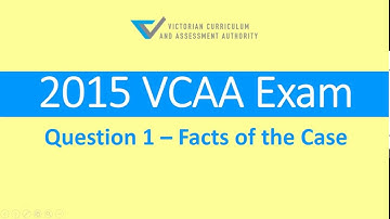 2015 VCAA Exam Q1 Facts of the Case