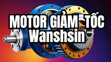 Motor giảm tốc chân đế mặt bích tải trung Wanshsin
