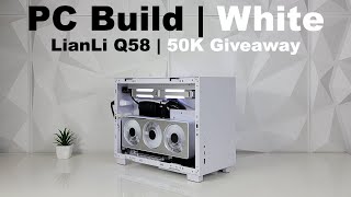Gaming PC Build White | Giveaway | LianLi Q58 | T-Force XTREEM | Z590I Vision D | RTX 3060