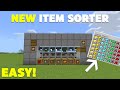 NEW Item Sorter in Minecraft Bedrock 1.17! | Easy and Expandable!