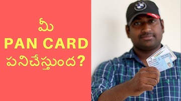How to Check your PAN Card Validity Status | Active or De-Active in Telugu