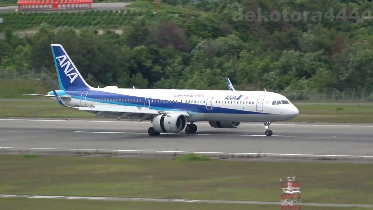 全日空 A321-200(JA150A) 広島空港 All Nippon Airways - YouTube