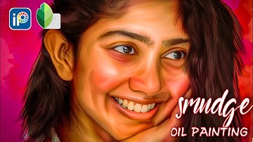 IBIS PAINT X TUTORIAL / smudge digital painting / EDITING VIEW