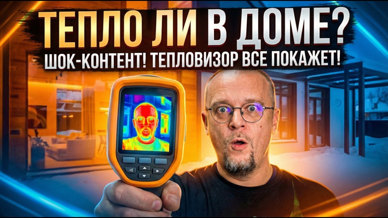Тепловизионное обследование моего дома. Где найду косяки?