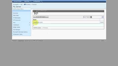 Change domain name in WebsitePanel