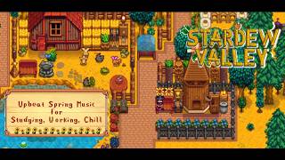 2 Hours of Upbeat Stardew Valley 🌻 Spring Music 🌷 to focus, study or work ☕