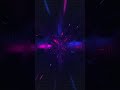 Futuristic Neon Light Beams Zoom Motion Background