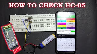 How To Check HC-05 Bluetooth Module Without Arduino(Working Or Not)