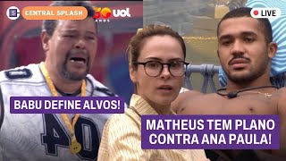 Download Lagu 🔴 Babu vence líder e cai no choro! Matheus arma plano contra Ana Paula; Maxiane revela segredo e+ MP3
