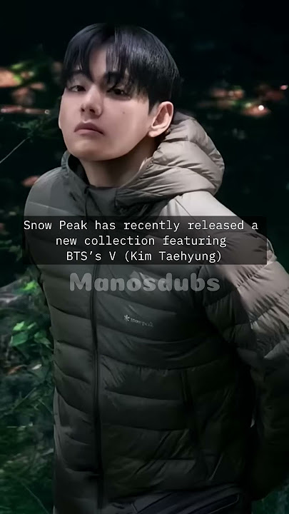 Snow Peak has recently released a new collection featuring BTS’s V (Kim Taehyung) #TaehyungxSnowPeak