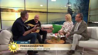 Värmländska humorduon Björn A Ling och Johan Östling bjuder på sång! - Nyhetsmorgon (TV4)