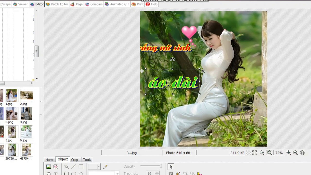 photoscap  New  Chỉnh sửa ảnh đơn giản với photoscape