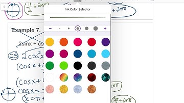 PreCalculus Video Lesson 5.3 Notes - Part 2 (Cont)