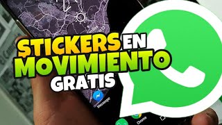 👉 Como DESCARGAR STICKERS en MOVIMIENTO para WHATSAPP [2022] ✨ screenshot 3