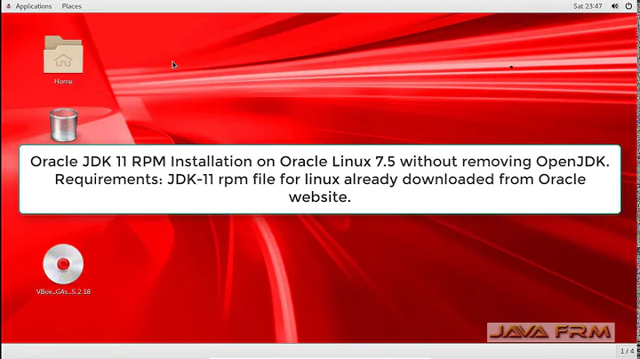 Oracle JDK 11 RPM Installation on Oracle Linux 7.5 without removing OpenJDK