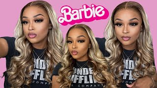 IT&#39;S GIVING BROWN BARBIE! THE ULTIMATE BLONDE HIGHLIGHT WIG INSTALL FOR FALL FT YOLISSA HAIR | Ari J