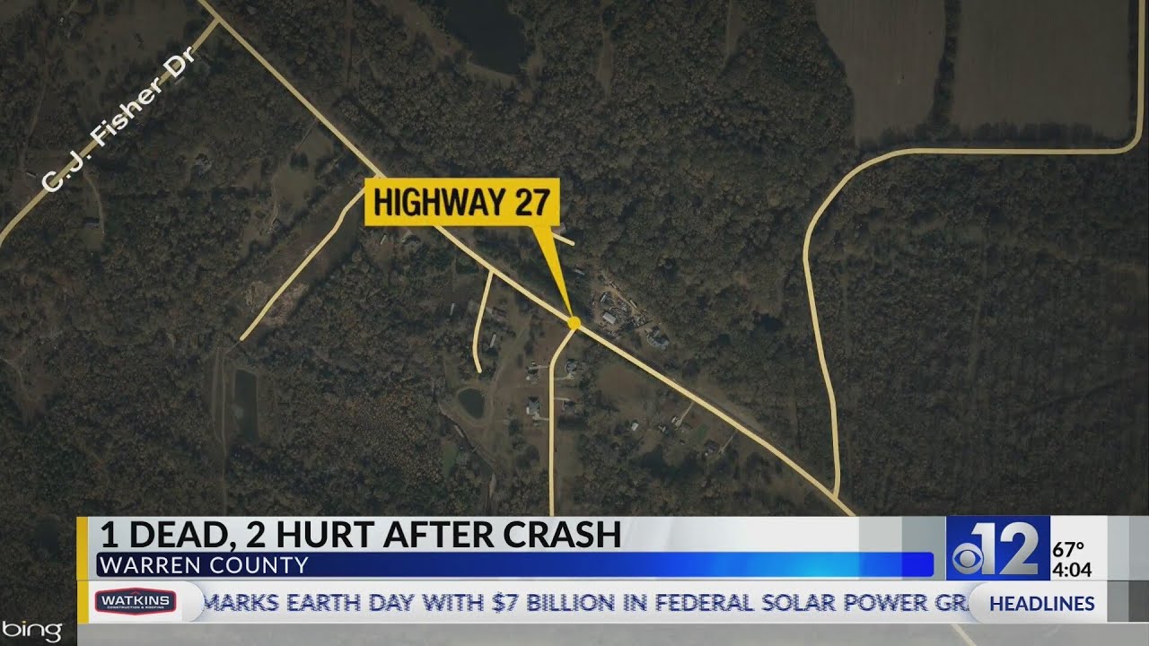 One killed, two injured in Warren County crash - YouTube