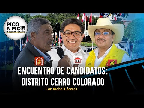 Encuentro de candidatos: Distrito Cerro Colorado | Pico a Pico