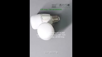 Bóng đèn LED cảm biến tự động: Ánh sáng thông minh, an toàn và tiết kiệm năng lượng