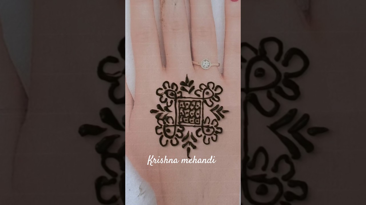 5 mint trick simple stylish mehandi design for bridesmaide uk-usa viral "share
