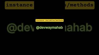 How Objects Store Data in Python.One Class. Many Objects. Different Data#python #devwaymahab #shorts