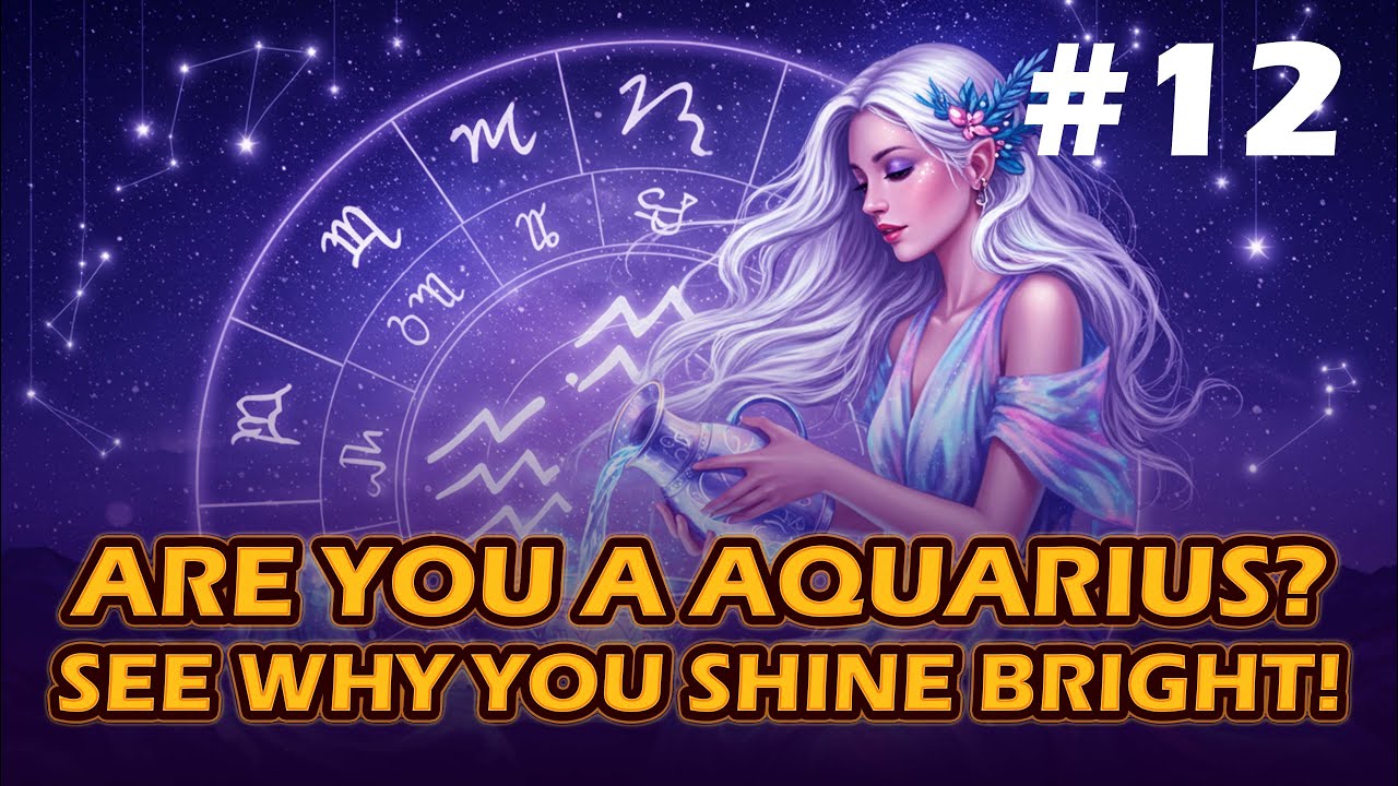 Are You a AQUARIUS? See Why You Shine Bright! | Zodiac Telling #12