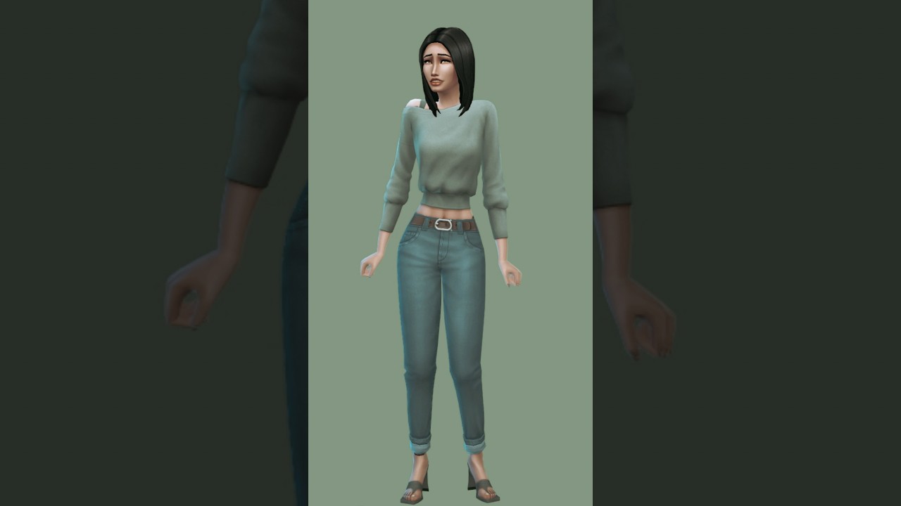 I'm so shy | The Sims 4 CAS no CC