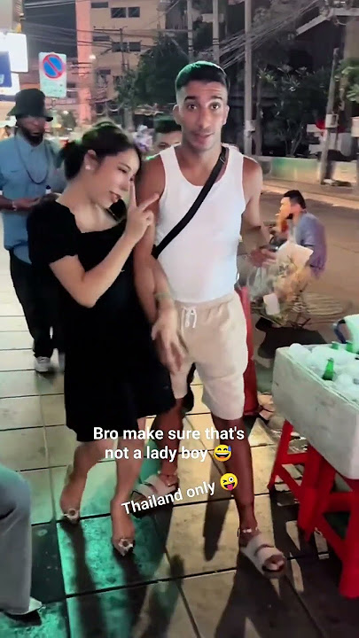 Ladyboy Picking Up A Lonely Tourist In The Streets of Bangkok , Thailand  #thailand #bangkok