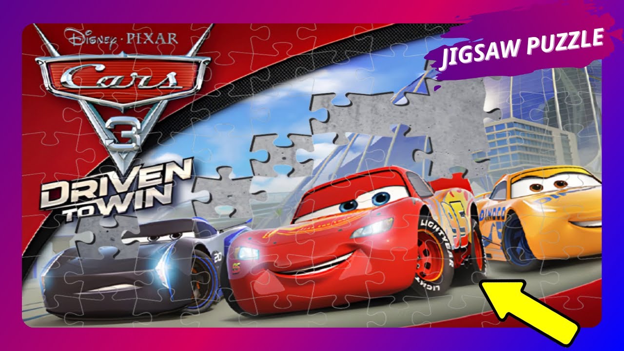 CARS 3 (2017) - LIGHTNING MCQUEEN, CRUZ RAMIREZ AND STERLING - Jigsaw ...