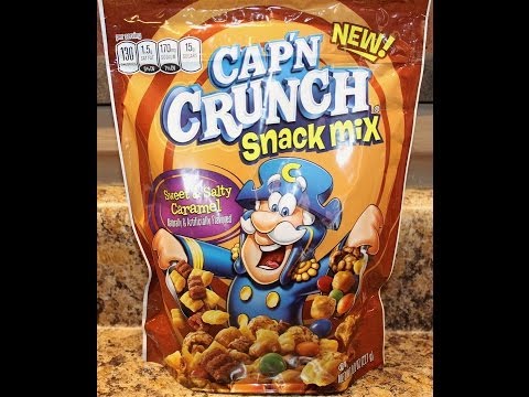Cap'n Crunch Snack Mix: Sweet & Salty Caramel Food Review