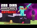 ¿Puedes Sobrevivir 200 Días en Minecraft Extremo?