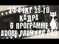 Пример 25 кадра и урок по его созданию в программе Adobe Premiere Pro. 😼