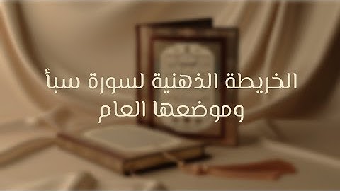 الموضوع العام لسورة سبأ (ملخص سورة سبأ)