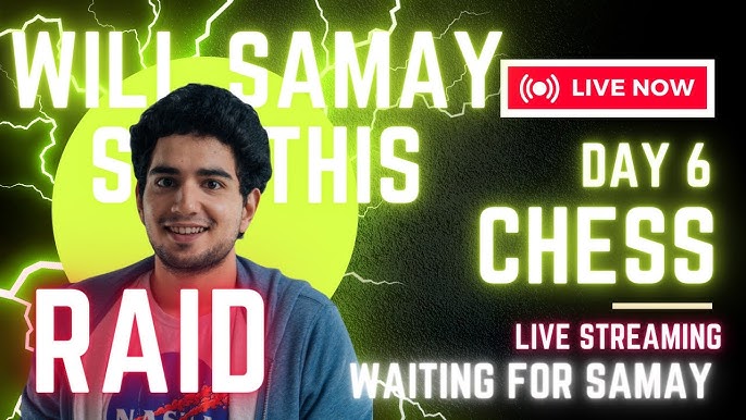 Samay Raina agreed to play chess with me | not Reaching 700 | Live Streaming  India Day 5 - YouTube