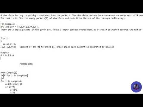 TCS Ninja (NQT) Programming Question With Solution | Python Solution | TCS 2022 Batch