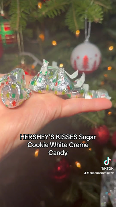 HERSHEY'S KISSES Sugar Cookie White Creme Candy #hersheys #sugarcookie