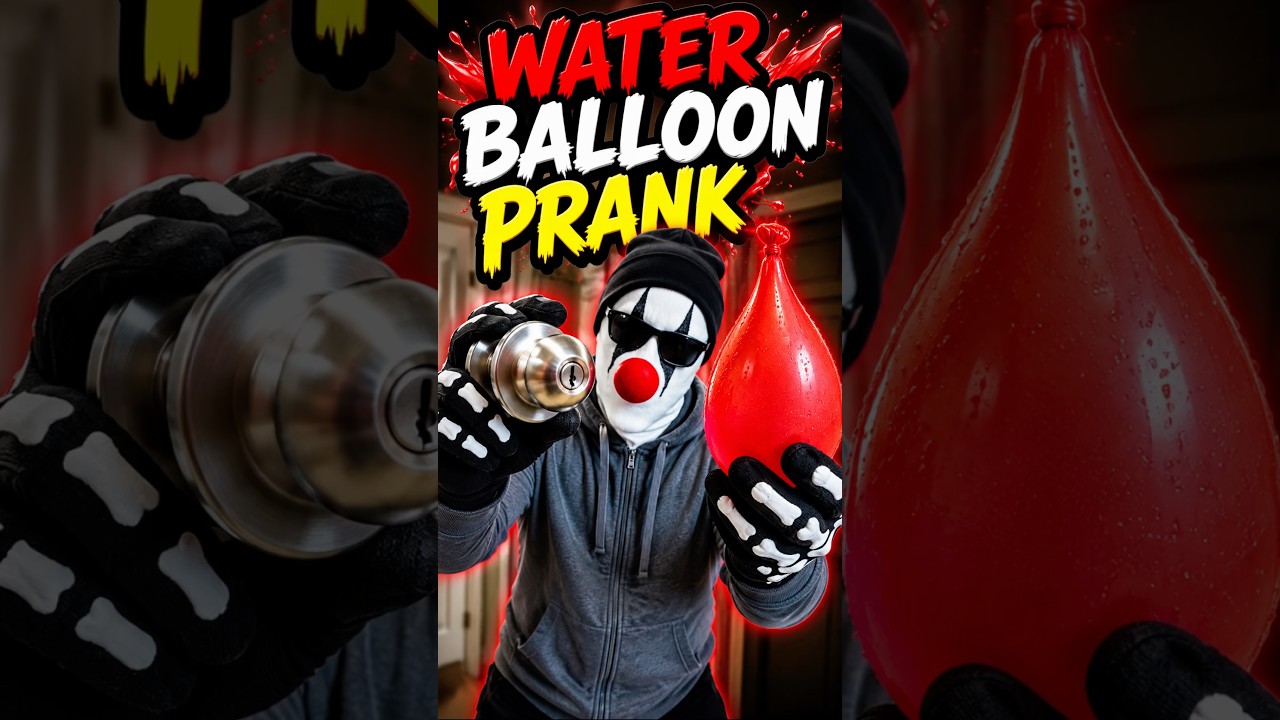 Epic water balloon prank #funny - YouTube