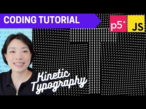 p5.js Coding Tutorial | Wavy Letter T (Kinetic Typography)