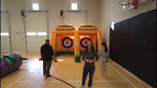 double axe throw game rental in Grand Rapids Michigan