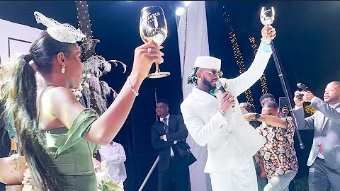 Diamond Platnumz Brings TEARS With His Best Man Speech – Priscilla & Juma’s Wedding